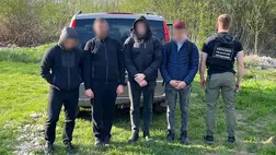 A zöldhatáron akartak átjutni Romániába, sikertelenül. Fotó: Ukrán Állami Határszolgálat