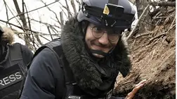 Életét vesztette egy francia újságíró Kelet-Ukrajnában. Fotó: Twitter