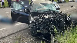 Kárpátalján hárman meghaltak, hárman megsérültek egy közúti balesetben. Fotó: Állami Nyomozó Iroda (DBR)