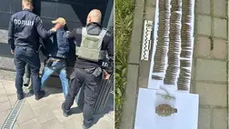 Lőszerrel kereskedő férfit fogtak el Kárpátalján. Fotó: Kárpátaljai Rendőrség