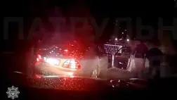 Autós üldözés Munkácson. Videórészlet