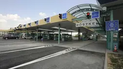 Röszke Autópálya-határátkelőhely. Illusztráció