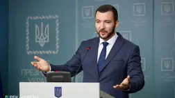 Szerhij Nyikiforov, az ukrán elnök sajtótitkára. Fotó: rbc.ua