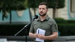 Volodimir Zelenszkij ukrán államfő. Fotó: rbc.ua