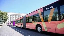Veszprém autóbuszokkal segíti a kárpátaljai önkormányzatokat és intézményeket. Fotó: t.me/zakarpatskaODA