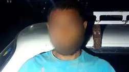 A kárpátaljai járőrök kiszűrtek egy ittas sofőrt, aki többszörösen megszegte a közlekedési szabályokat. Fotó: Kárpátaljai Járőrszolgálat