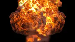 Robbanás. Illusztráció