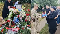 Beregszászban végső búcsút vettek Szerhij Kuc katonától. Fotó: Facebook