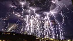 Hihetetlen time-lapse felvétel örökített meg száz villámot