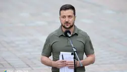 Volodimir Zelenszkij ukrán elnök. Fotó: rbc.ua