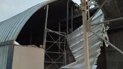 Orosz dróntámadás miatt keletkeztek károk gabonafeldolgozó- és raktározó létesítményekben a dél-ukrajnai Odessza régiójában. Fotó: t.me/odesacityofficial