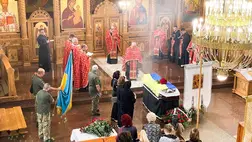 Munkácson utolsó útjára kísérték a háborúban elesett Olekszandr Sint. Fotó: Munkácsi Városi Tanács