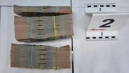 Buszsofőrrel szállíttatták a pénzt az illegális valutaváltók. Fotó: police.hu