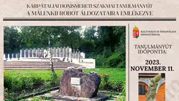 „EZ HÁT A HON” – kárpátaljai honismereti szakmai tanulmányút a málenkij robot áldozatainak emlékére