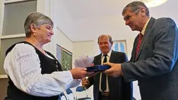 Petőfi Sándor Sajtószabadság-díjban részesült a Kárpátinfo felelős szerkesztője. Fotó: Kovács Elemér