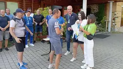 Emléktorna a híres labdarúgó, Barna György tiszteletére