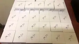 A kárpátaljai vámosok 46 pár AirPods Pro fülhallgatót foglaltak le. Fotó: Kárpátaljai Vámhivatal