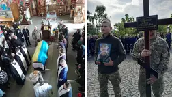 Kárpátalján végső búcsút vettek a háborúban meghalt Ivan Barcsij védőtől . Fotó: Facebook