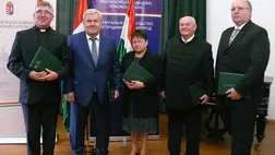 Magas állami kitüntetéseket adtak át földijeinknek. Fotó: Kárpátinfo/Kovács Erzsébet