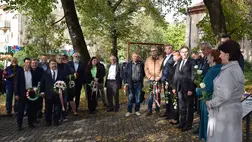 Csöndes főhajtás Ungváron - Példájuk erőt ad: ’56 hősei legyőzték a félelmet. Fotó: Kárpátinfo/Kovács Elemér