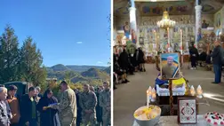 Priborzsavszke (Zárnya) faluban végső búcsút vettek Jaroszlav Hrinyuk katonától.