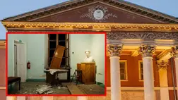 Megrongálódott az odesszai szépművészeti múzeum. Fotó: rbc.ua