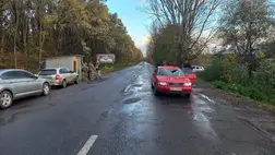 Elgázoltak egy határőrt a jánosi ellenőrző ponton. Fotó: Kárpátaljai Rendőrség