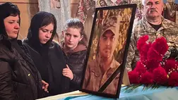 Kárpátalján végső búcsút vettek a háborúban meghalt Ivan Diusztól. Fotó: Csinagyijovói (Szentmiklós) Községi Tanács