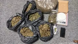 Kárpátalján 3 kg marihuánát foglaltak le egy férfitól. Fotó: Nemzeti Rendőrség