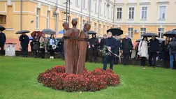 A sztálinizmus áldozataira emlékeztek Beregszászon - Mártírjaink helytállása, hite és élni akarása példát mutat. Fotó: Kárpátinfo/Kovács Erzsébet