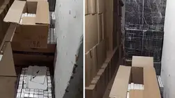Bűncselekmény-adó Százmillió forintnyi adózatlan cigarettát foglaltak le a pénzügyőrök. Fotó: Videórészlet