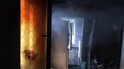 A Beregszászi járásban található Siroke községben található egyik lakóépületben keletkezett tűzben meghalt egy 41 éves férfi. Fotó: DSZNSZ