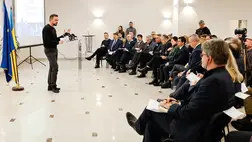 December 11-én munkalátogatásra érkeztek Kárpátaljára az Európai Unió tagállamai diplomáciai képviseleteinek vezetői. Fotó: Facebook/Віктор Микита