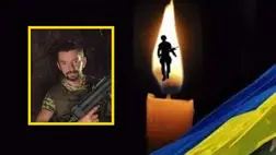 Ukrajna függetlenségéért vívott háborúban elesett a 43 éves Mikola Milanyuk kárpátaljai védő, Rahó lakosa. Fotó: Rahói Városi Tanács Facebook-oldala