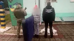 Negyedszer is lebukott: a Tiszán keresztül akart átkelni a határon. Fotó: Ukrán Állami Határőrszolgálat