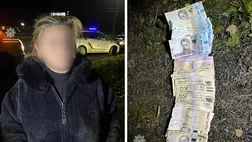 A kárpátaljai járőröző rendőrök nagy összegű pénz eltulajdonításával gyanúsított tolvajokat állítottak meg. Fotó: Kárpátaljai Járőrszolgálat