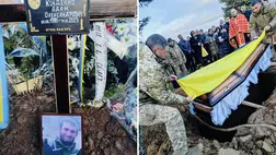 Beregszászban utolsó útjára kísérte a háborúban elesett Adam Kindenkót. Fotó: Babják Zoltán Facebook-oldala