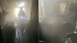 Halálos tűzeset Kárpátalján. Egy 74 éves férfi az áldozat. Fotó: DSZNSZ