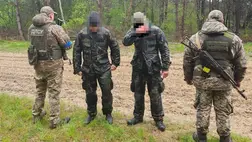 Úszva tért vissza Ukrajnába a két testvér. Fotó: Ukrán Állami Határőrszolgálat