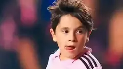 Mintha az apját látnánk: Lionel Messi fia kivégezte a Barcelonát