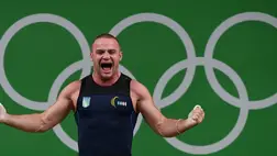 Olekszandr Pelesenko a 2016-os riói olimpián. Fotó: AFP / Goh Chai Hin)