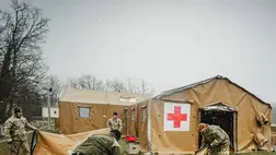Tábori kórház ( Illusztráció )