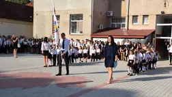 A Beregszászi Bethlen Gábor Líceum tanévkezdő ünnepségén - A tudás birodalmának kapujában.  Fotó: Kárpátinfo/Kovács Elemér