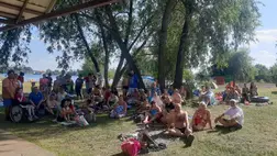 Fogyatékkal élő gyermekeket nevelők családi napja a Dédai-tó partján - Szeretetközösségben. Fotó: Kárpátinfo/Kovács Erzsébet