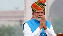 Narendra Modi, indiai miniszterelnök. Fotó: MTI/EPA/Haris Tjagi