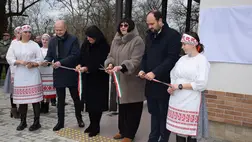 Bővülő hálózat – Óvodaátadás Búcsúban - Nacsa Lőrinc: Aki háborúban óvodát épít, az hisz a békében és a jövőben. Fotó: Kárpátinfó/ Kovács Elemér