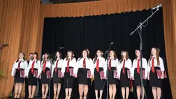 A Nagyberegi Református Líceum szalagavató ünnepségén - Jézussal a kijelölt úton. Fotó: Kárpátinfó/ Kovács Elemér