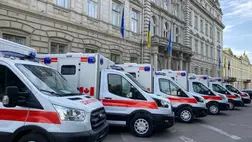 Ukrajna egyedülálló egészségügyi járműveket kapott Kanadától