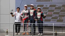 Az olasz bajnokságban is futamot nyert a túraautós Losonczy Levente. Fotó: AL Motorsport Photography