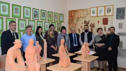 Száz éve született Horváth Anna - A nagy formátumú alkotóra emlékeztek a róla elnevezett iskolában. Fotó: Kárpátinfó/ Kovács Elemér